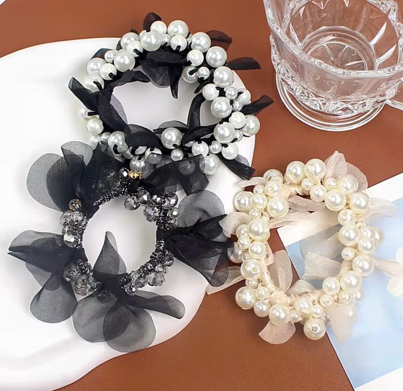 Beads hand made scrunchies